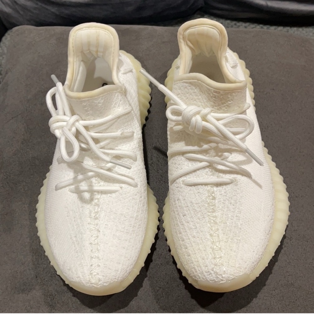 Yeezy white/yellow Boost 350 V2 Sneakers women’s size 7.5